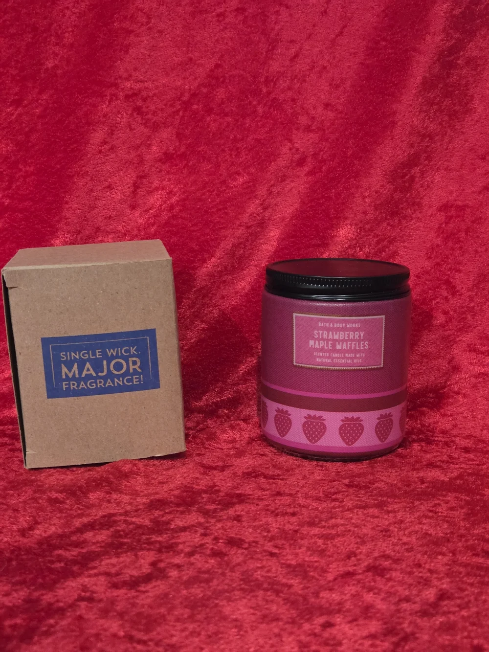 BBW Strawberry Maple Waffles Candle